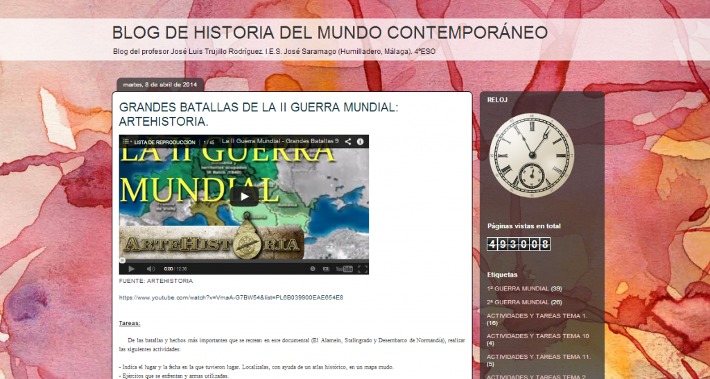 Blog de Historia contemporánea de Jose Luis Trujillo