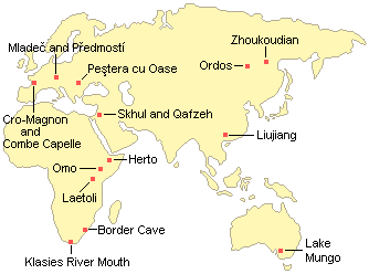 Principales enclaves arqueológicos de HAM