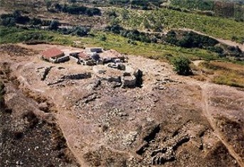 Imagen que muestra las líneas defensivas del poblado fortificado de Zambujal, en Portugal