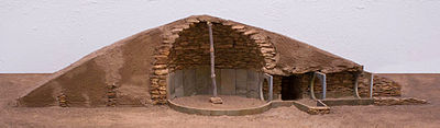Tipo de enterramiento en tholos característico del calcolítico peninsular de Los Millares