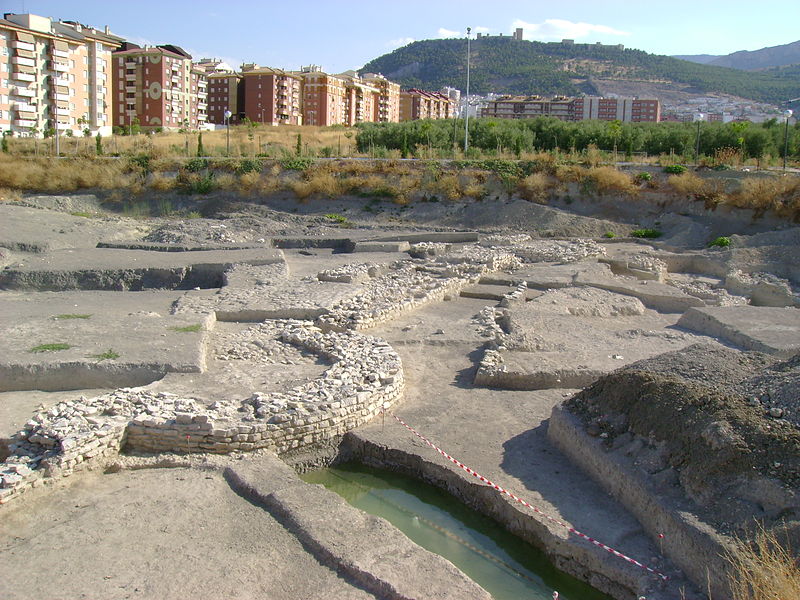 Vista general del yacimiento arqueológico de Marroquíes Bajos