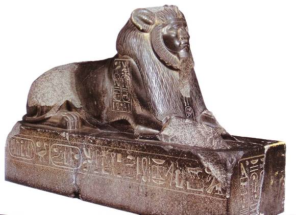 Estatua del rey Amenemhat III en forma de esfinge