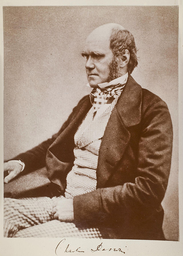Imagen que muestra a Charles Darwin poco antes de la publicación  de su famosa obra