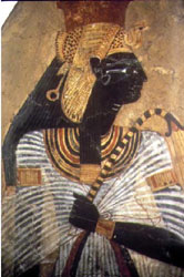 Imagen que muestra otra representación de Ahmose Nefertari, madre de Amenhotep I