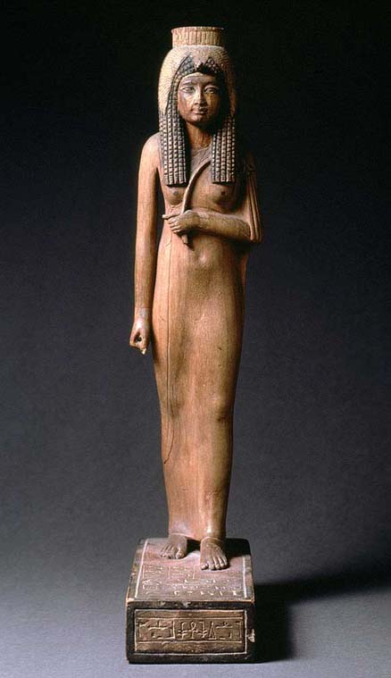 Pequeña escultura que representaría a Ahmose-Nefertari, la madre de Amenhotep I, el segundo rey de la dinastía XVIII