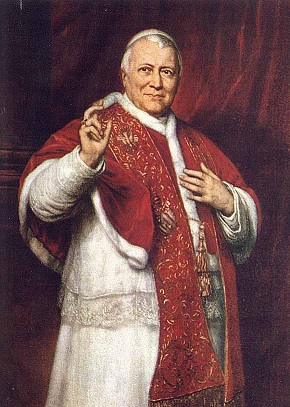 Imagen del papa Pio IX, el papa que dictó la bula Ineffabilis Deus el 8 de diciembre de 1854