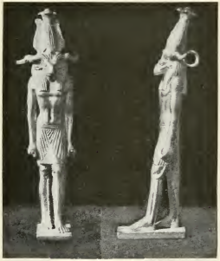 Pequeña escultura en la que supuestamente se representa a Peftjauawybast
