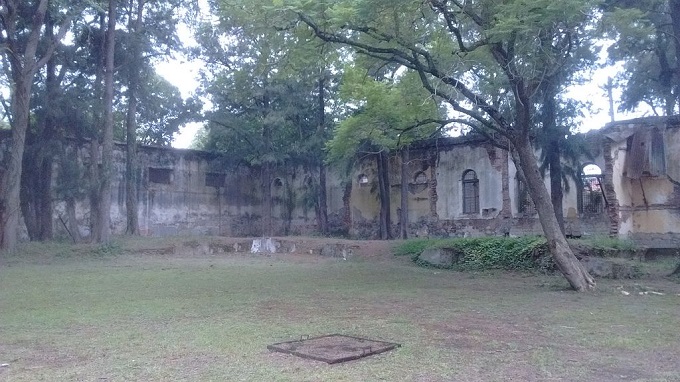 Ruinas actuales de la prisión de la isla Martín García