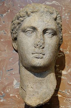 Busto de Arsínoe II, hermana y esposa del rey Ptolomeo II