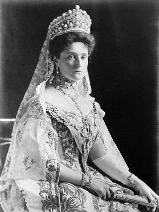 Fotografía de la zarina Alejandra Fyodorovna, la última de la dinastía Romanov