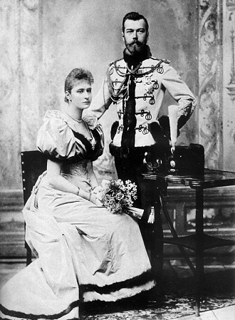 Nicolás II y Alejandra Feodorovna, últimos zar y zarina de la dinastía Romanov