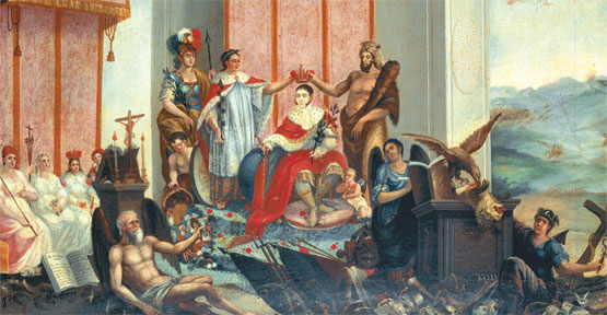 Alegoría de la coronación imperial de Agustín de Iturbide