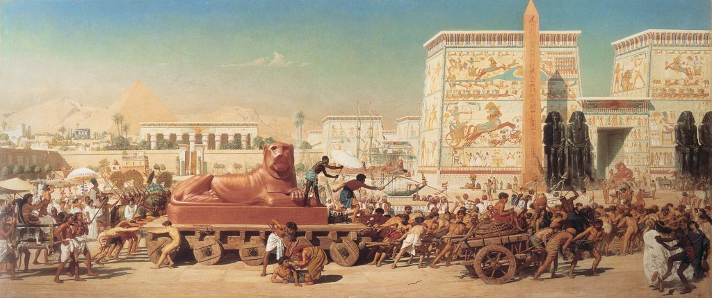 "Israel en Egipto", por Edward Poynter (1867)