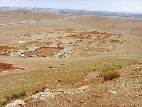 Algunas ruinas arqueológicas de la Ebla del tercer milenio a.C.