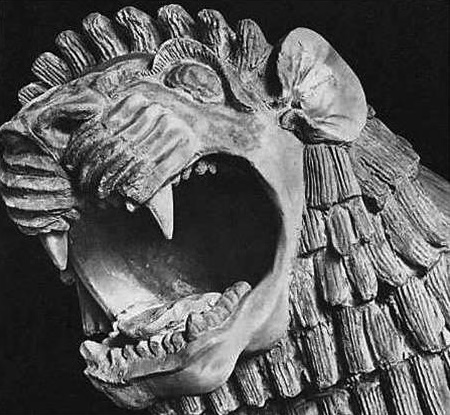 León de terracota del periodo paleobabilónico