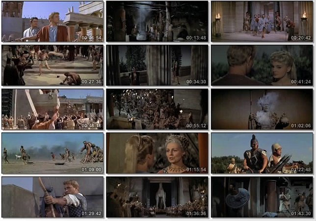 Colección de fotogramas diversos de la película "Helena de Troya"