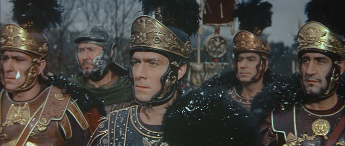 Otro de los fotogramas de la película "La caída del Imperio Romano"