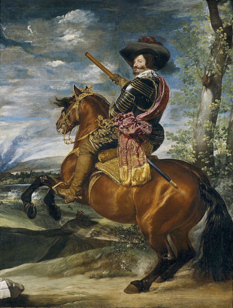 Retrato del Conde Duque de Olivares hecho por Velázquez