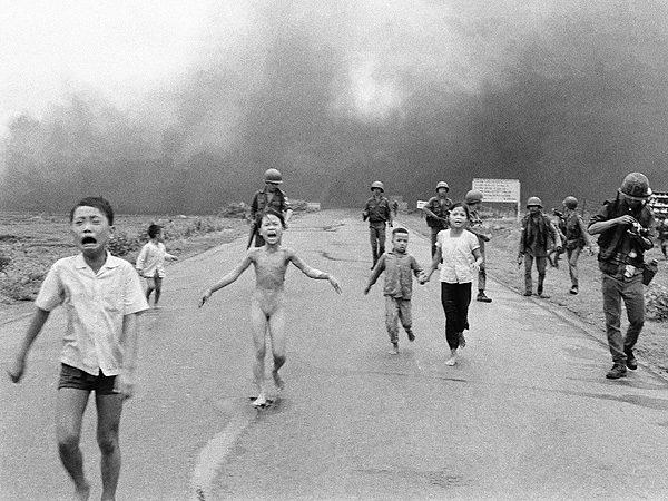Una de las fotografías más famosas de la Guerra de Vietnam