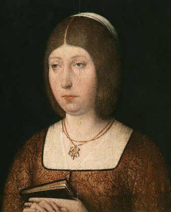 Isabel la Católica, de autor anónimo, vencedora en la Guerra de Sucesión Castellana