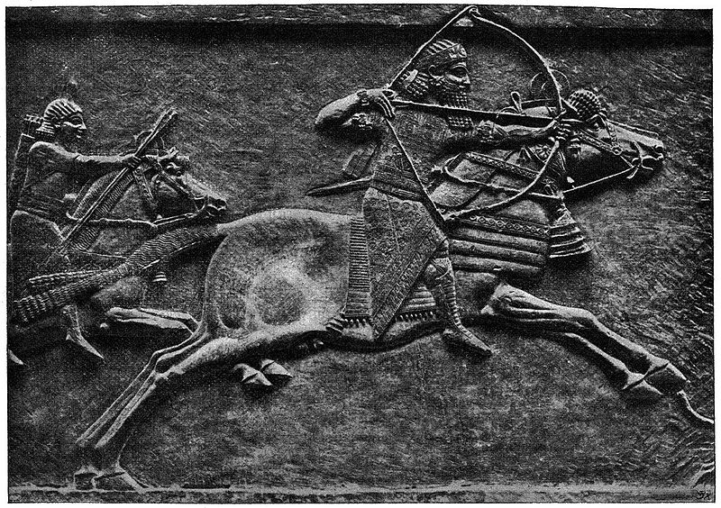 Relieve del rey neoasirio Assurbanipal, conservado en el Museo Británico