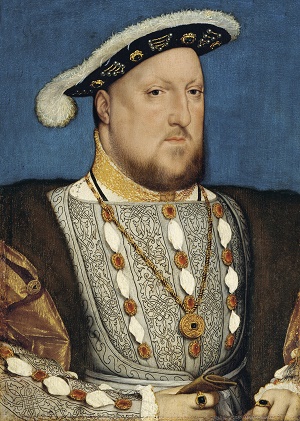 Retrato de Enrique VIII de Inglaterra en 1537