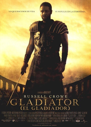 Cartel promocional de la película Gladiator