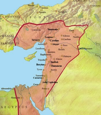 El imperio de Palmira durante el gobierno de la reina Zenobia de Palmira
