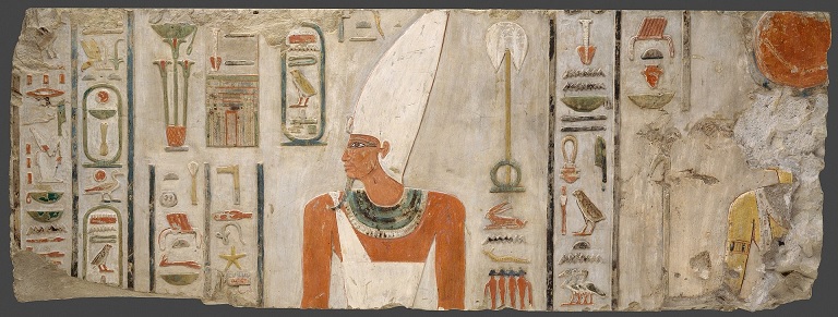 Mentuhotep II en uno de los relieves de Deir el Bahari