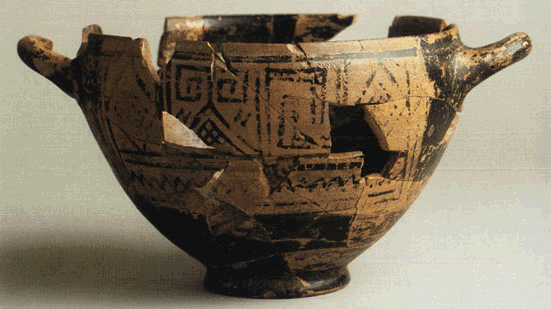 La copa de Néstor de Pitecusas, uno de sus hallazgos arqueológicos más notables