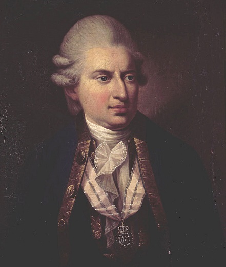 Retrato del verdadero John Friedrich Struensee