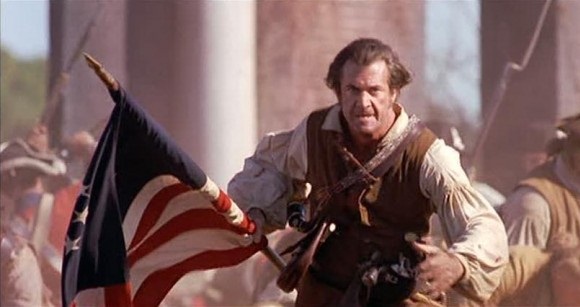 Mel Gibson en la película "El patriota"