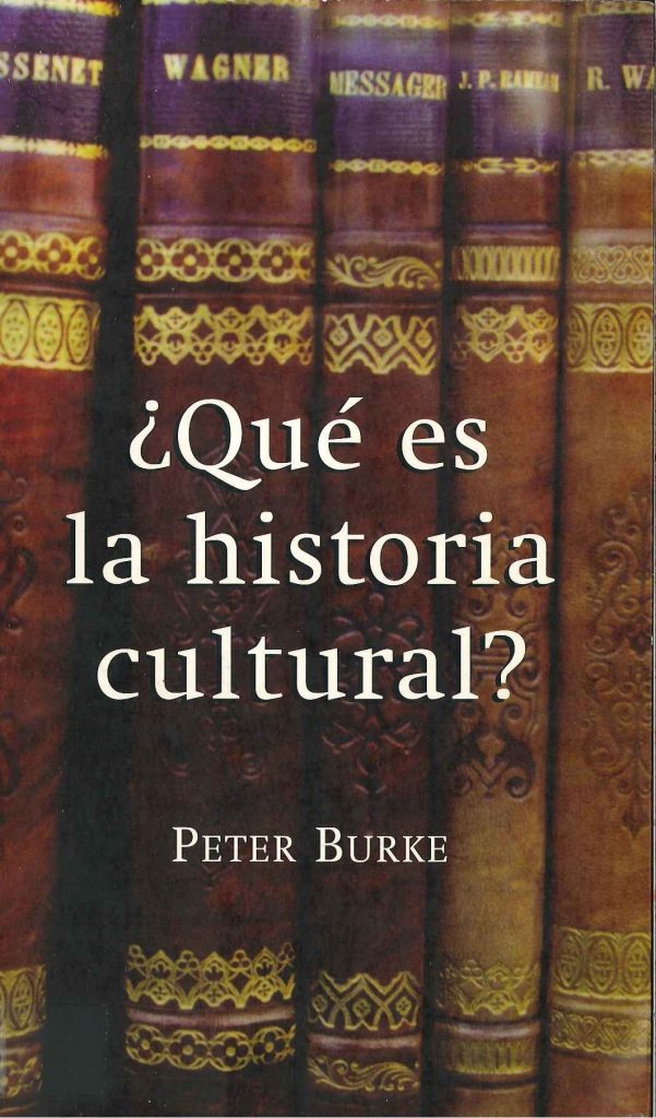 Portada de una obra fundamental de la Historia cultural como es esta de Peter Burke