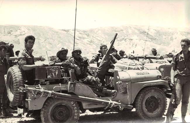 Soldados del ejército israelí durante la Guerra de los Seis Días