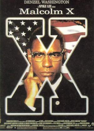 Cartel de la película "Malcolm X"