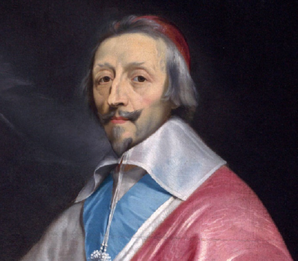 El cardenal Richelieu, pintura de Philippe de Champaigne c. 1633-1640