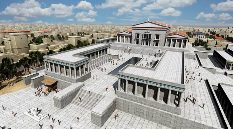 Reconstrucción de la Gran Biblioteca de Alejandría por NixPixMix