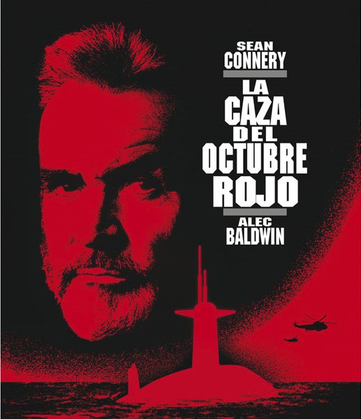 Cartel de la película La caza del Octubre Rojo