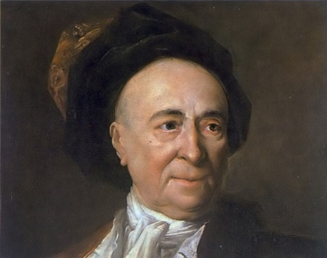 Retrato de Fontenelle hecho por Largillière
