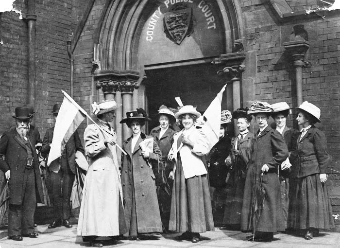 Manifestación sufragista en 1911