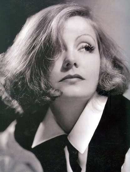 Fotografía de Greta Garbo, uno de los grandes mitos femeninos del cine clásico.