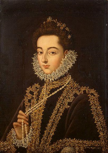 Catalina Micaela de Austria, hija beneficiada en el testamento de Felipe II, su padre