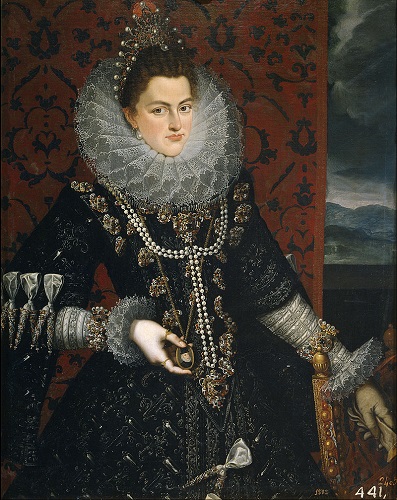 Retrato de Isabel Clara Eugenia, una de las principales beneficiarias del testamento de Felipe II