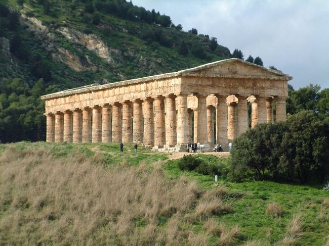 Estado actual del templo de Segesta
