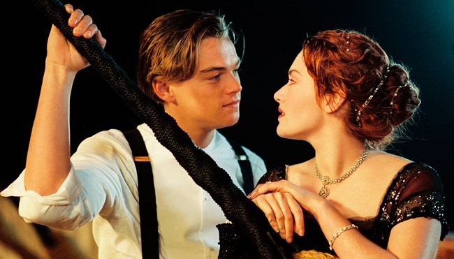 Jack y Rose, protagonistas de Titanic, película con una remodelación del arquetipo de la cenicienta