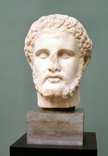 Busto en mármol de Filipo II de Macedonia