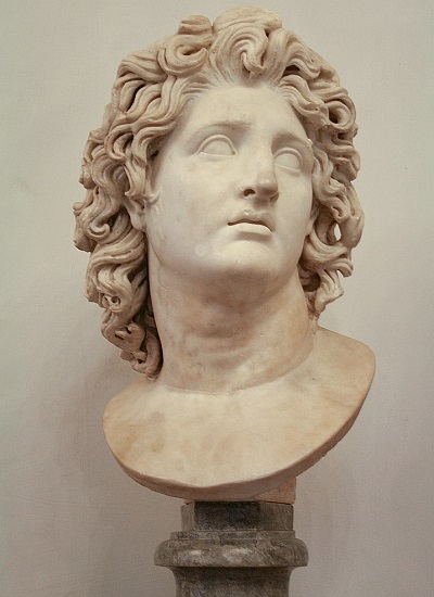 Busto de Alejandro Magno en los Museos Capitolinos de Roma