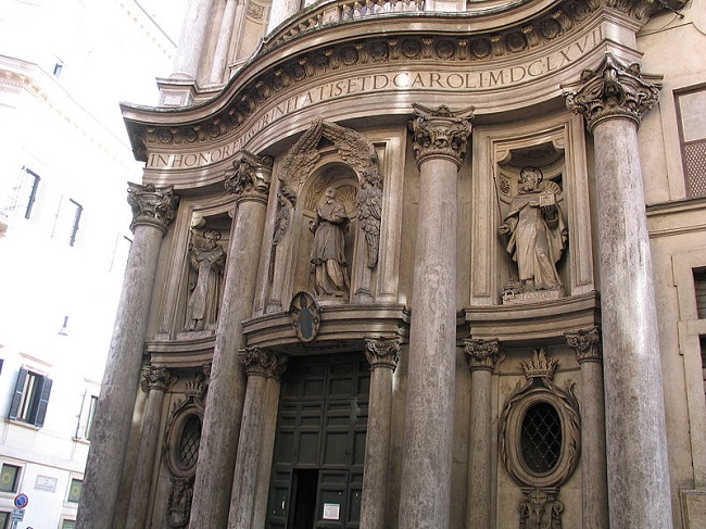 Iglesia de San Carlo alle Quattro Fontane, Francesco Borromini, (1638-1641)