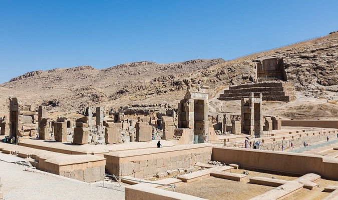 Estado actual de otro de los edificios de Persépolis