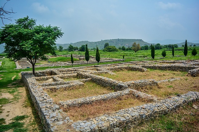 Parte del yacimiento arqueológico de Taxila en la actualidad